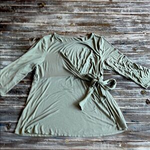 Kohl’s a:glow maternity side tie blouse